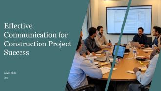 Effective Communication For Construction Project Success PPT PowerPoint AT