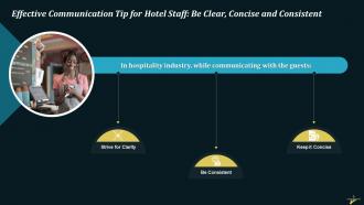 Effective Communication For Quality Service In Hospitality Industry Training Ppt Captivating Adaptable