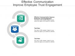 Effective communication improve employee trust engagement ppt powerpoint presentation layouts cpb