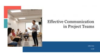 Effective Communication In Project Teams PPT Outline AT