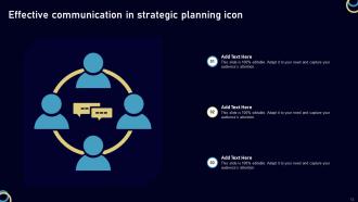 Effective Communication In Strategic Planning Powerpoint Ppt Template Bundles Professional Adaptable