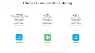 Effective Communication Listening In Powerpoint And Google Slides Cpb