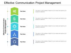 Effective communication project management ppt powerpoint presentation design cpb