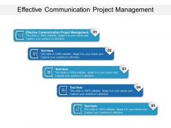 Effective communication project management ppt powerpoint styles icons cpb