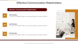 Effective Communication Stakeholders In Powerpoint And Google Slides Cpb