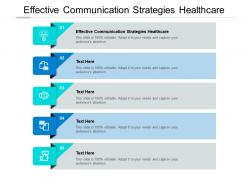Effective communication strategies healthcare ppt powerpoint presentation layouts mockup cpb