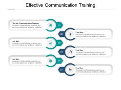 Effective communication training ppt powerpoint presentation visuals cpb