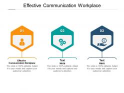Effective communication workplace ppt powerpoint presentation summary cpb