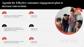 Effective Consumer Engagement Plan To Increase Conversions Powerpoint Presentation Slides Professionally Customizable