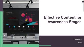 Effective Content For Awareness Stages PPT Summary AT