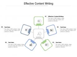 Effective content writing ppt powerpoint presentation portfolio vector cpb