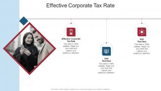 Effective Corporate Tax Rate In Powerpoint And Google Slides Cpb