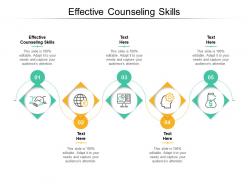 Effective counseling skills ppt powerpoint presentation show file formats cpb