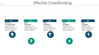Effective Crowdfunding In Powerpoint And Google Slides Cpb
