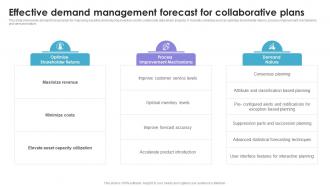 Effective Demand Management Forecast For Collaborative Plans