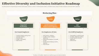 Effective Diversity And Inclusion Initiative Roadmap