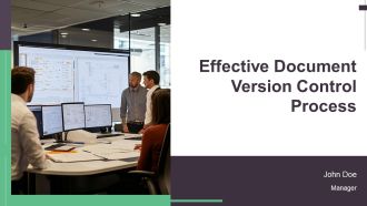 Effective Document Version Control Process PPT Example AT