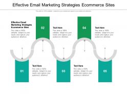 Effective email marketing strategies ecommerce sites powerpoint presentation infographics cpb
