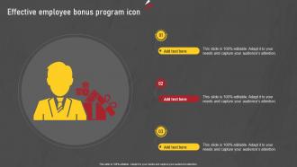 Effective Employee Bonus Program Icon