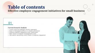 Effective Employee Engagement Initiatives For Small Business Complete Deck Template Pre-designed
