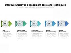 Effective employee engagement tools and techniques
