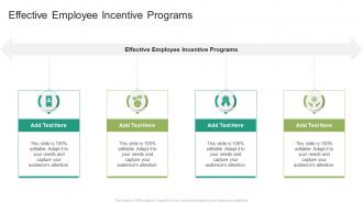 Effective Employee Incentive Programs In Powerpoint And Google Slides Cpb