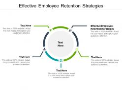 Effective employee retention strategies ppt powerpoint presentation infographic cpb