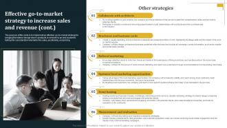 Effective Go To Market Strategy To Increase Architecture Business Plan BP SS Analytical Researched