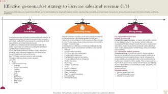 Effective Go To Market Strategy To Increase Sales Visual Merchandising Business Plan BP SS
