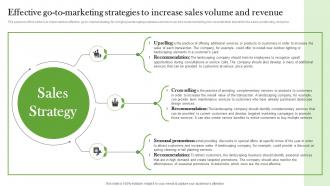 Effective Go To Marketing Strategies To Increase Sales Volume Landscaping Business Plan BP SS