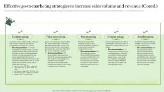 Effective Go To Marketing Strategies To Increase Sales Volume Landscaping Business Plan BP SS Attractive Idea