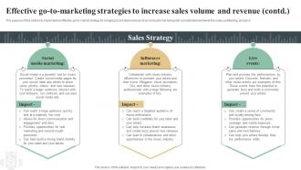 Effective Go To Marketing Strategies To Increase Sales Volume Marketing Plan Of Record Label Best Content Ready