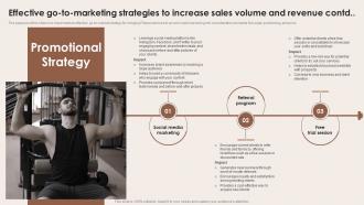 Effective Go To Marketing Strategies To Increase Sales Volume Specialized Training Business BP SS Impactful