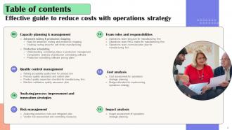 Effective Guide To Reduce Costs With Operations Strategy Powerpoint Presentation Slides Strategy Cd V Ideas Impactful