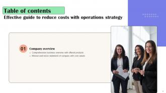Effective Guide To Reduce Costs With Operations Strategy Powerpoint Presentation Slides Strategy Cd V Image Impactful