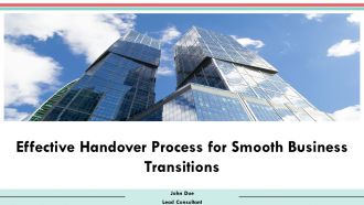 Effective Handover Process For Smooth Business Transitions PPT Guidelines AT