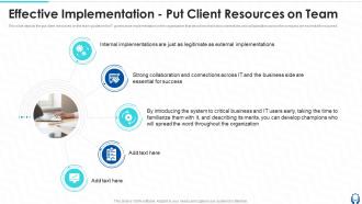 Effective Implementation Put Client Resources On Team Information Technology Governance