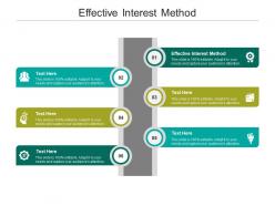 Effective interest method ppt powerpoint presentation styles files cpb