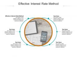 Effective interest rate method ppt powerpoint presentation portfolio inspiration cpb