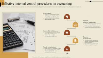 Effective Internal Control Procedures In Accounting