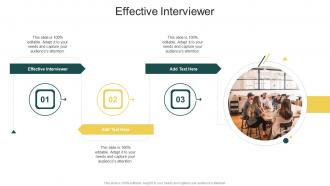 Effective Interviewer In Powerpoint And Google Slides Cpb