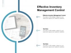 Effective inventory management control ppt powerpoint icon layout cpb