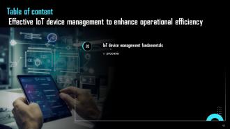 Effective IoT Device Management To Enhance Operational Efficiency Powerpoint Presentation Slides IoT CD Downloadable Professional