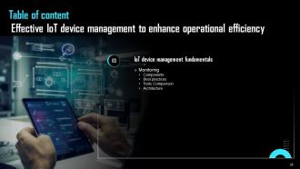 Effective IoT Device Management To Enhance Operational Efficiency Powerpoint Presentation Slides IoT CD Analytical Professional
