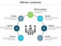 Effective leadership ppt powerpoint presentation icon diagrams cpb