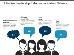 Effective leadership telecommunication network social media marketing product development cpb