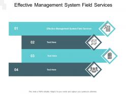 Effective management system field services ppt powerpoint presentation pictures vector cpb