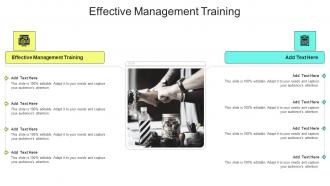 Effective Management Training In Powerpoint And Google Slides Cpb