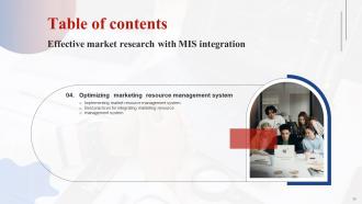 Effective Market Research With MIS Integration MKT CD V Professional Image
