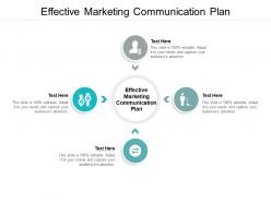 Effective marketing communication plan ppt powerpoint presentation file cpb